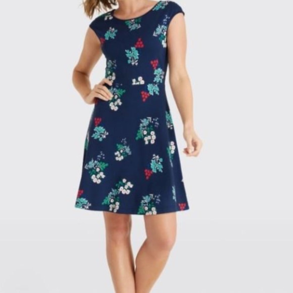 Draper James floral fit and flare dress